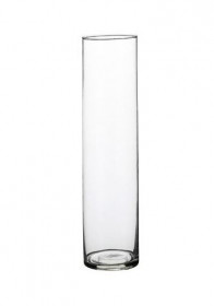 Skleněná váza Mica CARLY, rozměr 9 x 40 cm, čirá