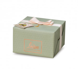 Sladký chléb s matcha a pistáciovým krémem Panettone Pistacchio Matcha, dárkové balení, 600 g
