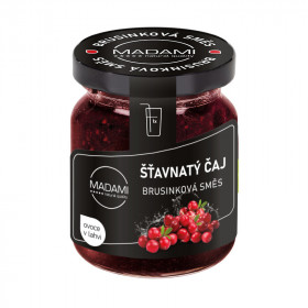 Šťavnatý čaj Brusinková směs, 55 ml