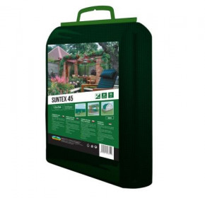 Stínovka s oky pro upevnění, Nohel Garden SUNTEX 45%, rozměr 1.5 x 5 m, zelená