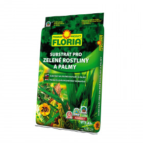 Substrát Floria pro ZELENÉ ROSTLINY a PALMY, balení 20 l