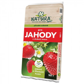 Substrát Natura pro JAHODY a DROBNÉ OVOCE, balení 50 l