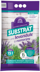 Substrát pro levandule a rozmarýn, Forestina PROFÍK, balení 15 l