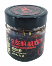 Sušená rajčata ve slunečnicovém oleji s bylinkami, Hradecké delikatesy, 160 g