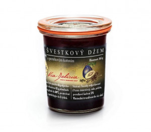 Švestkový džem s perníkovým kořením, Via Delicia, 165 g