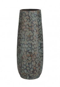 Terakotová váza Mica CLEMENTE ANTIK, průměr 17.5 cm, měděná