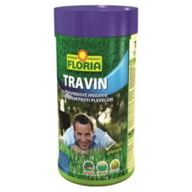 Trávníkové hnojivo proti plevelům, Floria TRAVIN, balení 0,8 kg