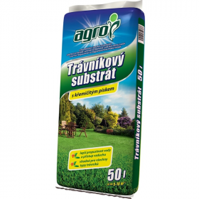 Trávníkový substrát s křemičitým pískem, Agro, balení 50 l
