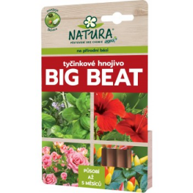 Tyčinkové hnojivo Natura BIG BEAT, balení 12 ks