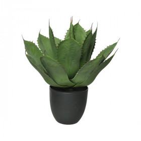 Umělá agáve Parrasana, v květináči, zelená, výška 50 cm