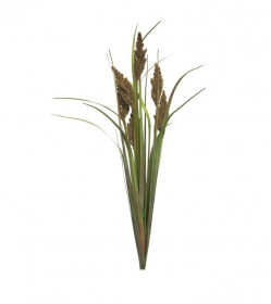 Umělá tráva pampová Monica, trs, hnědá, výška 90 cm