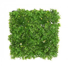 Umělý panel z rostlin, rozměr 1 x 1 m, zelený