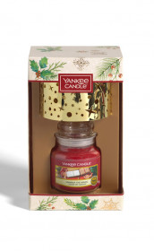 Vánoční dárková sada, Aromatická svíčka Yankee Candle 1 ks, Malé stínítko, hoření až 30 hod