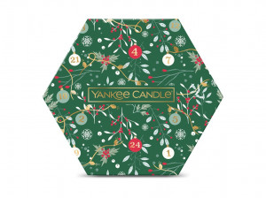 Vánoční dárková sada, Aromatické svíčky Yankee Candle 18 ks + svícen, hoření až 18 x 6 hod