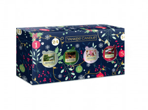 Vánoční dárková sada, Aromatické svíčky Yankee Candle 4 ks, hoření až 4 x 15 hod