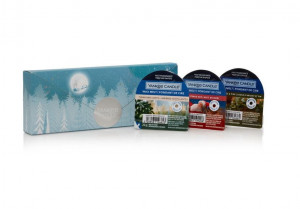 Vánoční dárková sada, Aromatické vosky Yankee Candle 3 ks, provonění až 3 x 8 hod