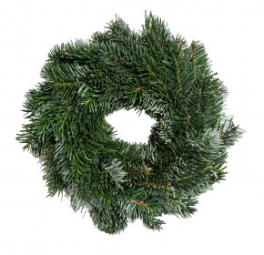 Věnec z chvojí jedle kavkazské, jednostranný, průměr 20 cm
