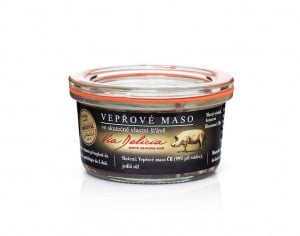 Vepřové maso ve skutečně vlastní šťávě, Via Delicia, 130 g