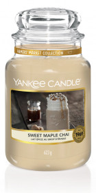 YANKEE svíčka sklo3 Sweet Maple Chai