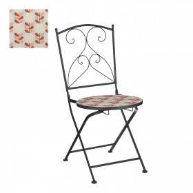 Zahradní kovová židle, AMARA, vícebarevná