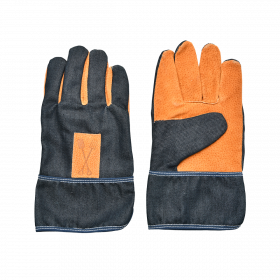 Zahradní rukavice Esschert Design DENIM, pánské, velikost UNI, tmavě modré