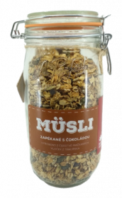 Zapékané müsli s čokoládou, Ježkův statek, dárková dóza, 600 g