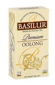 Zelený čaj, Basilur Premium Oolong, porcovaný bez přebalu, 25 sáčků