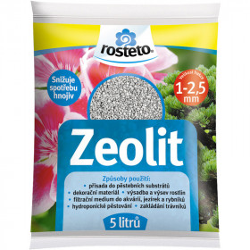 Zeolit Rosteto, velikost 1 - 2.5 mm, balení 5 l