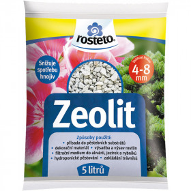 Zeolit Rosteto, velikost 4 - 8 mm, balení 5 l