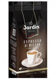Zrnková káva, Jardin Espresso di Milano, směs arabiky a robusty, 250 g