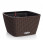 Samozavlažovací květináč Lechuza BACINO Cottage 30, komplet set, mokka