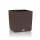 Samozavlažovací květináč Lechuza CUBE Cottage 40, komplet set, moka
